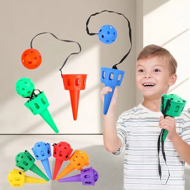 Launch and capture game set - Outer Toy for Coach with Ball Sensor for Kids Eye-Hand Coordination Training