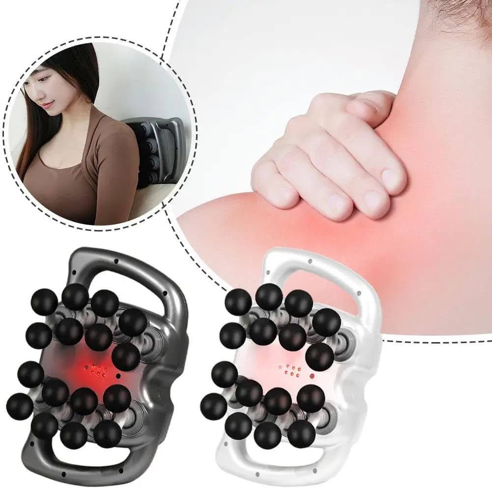 16-head wireless massage pad Deep tissue percussion massager to relieve muscle pain Full body usage Rechargeable