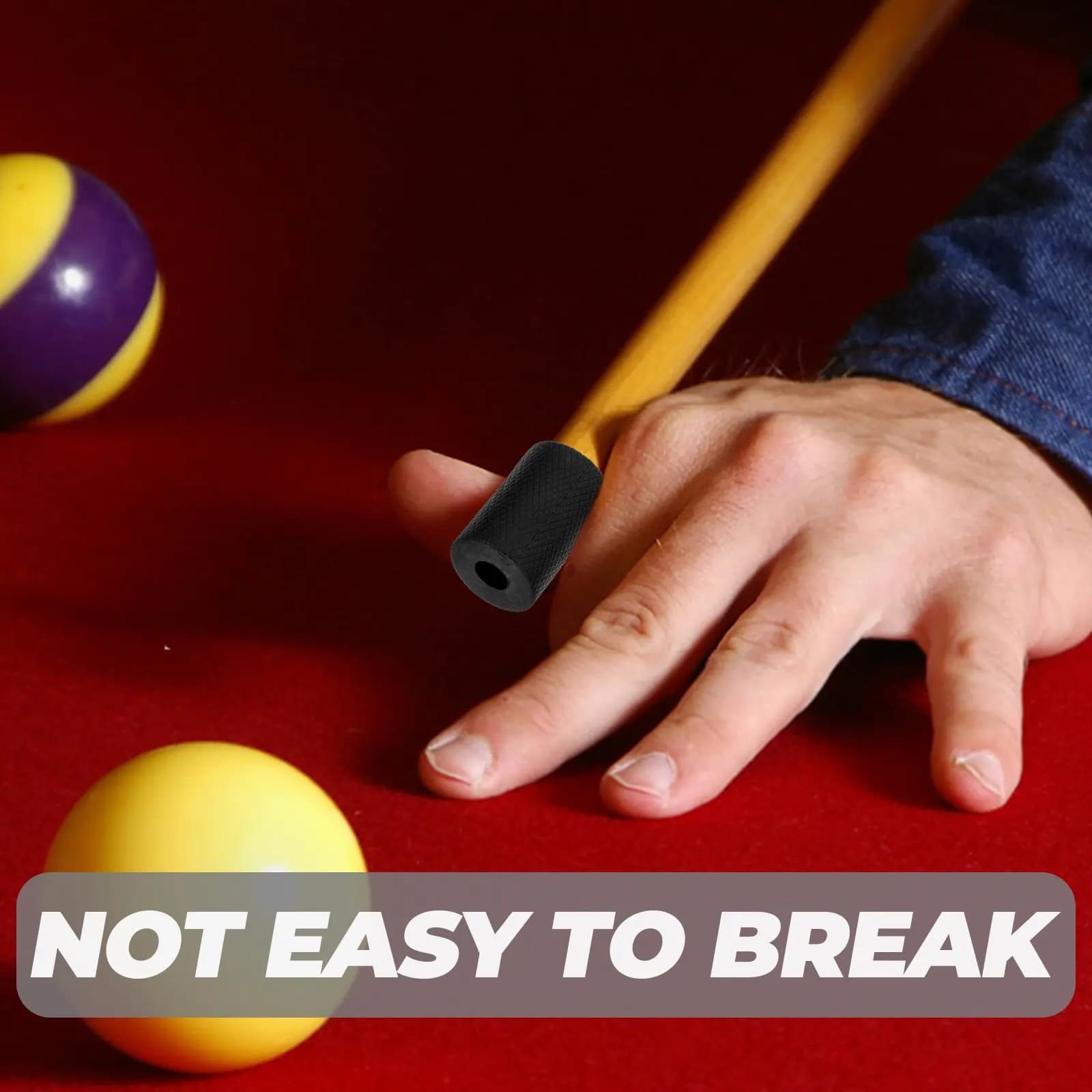 Protezione per Punta Stecca da Biliardo in TPU, Copertura Antiurto per Stecche da Biliardo e Snooker, Protegge dalle Crepe, Migliora il Controllo e la Precisione