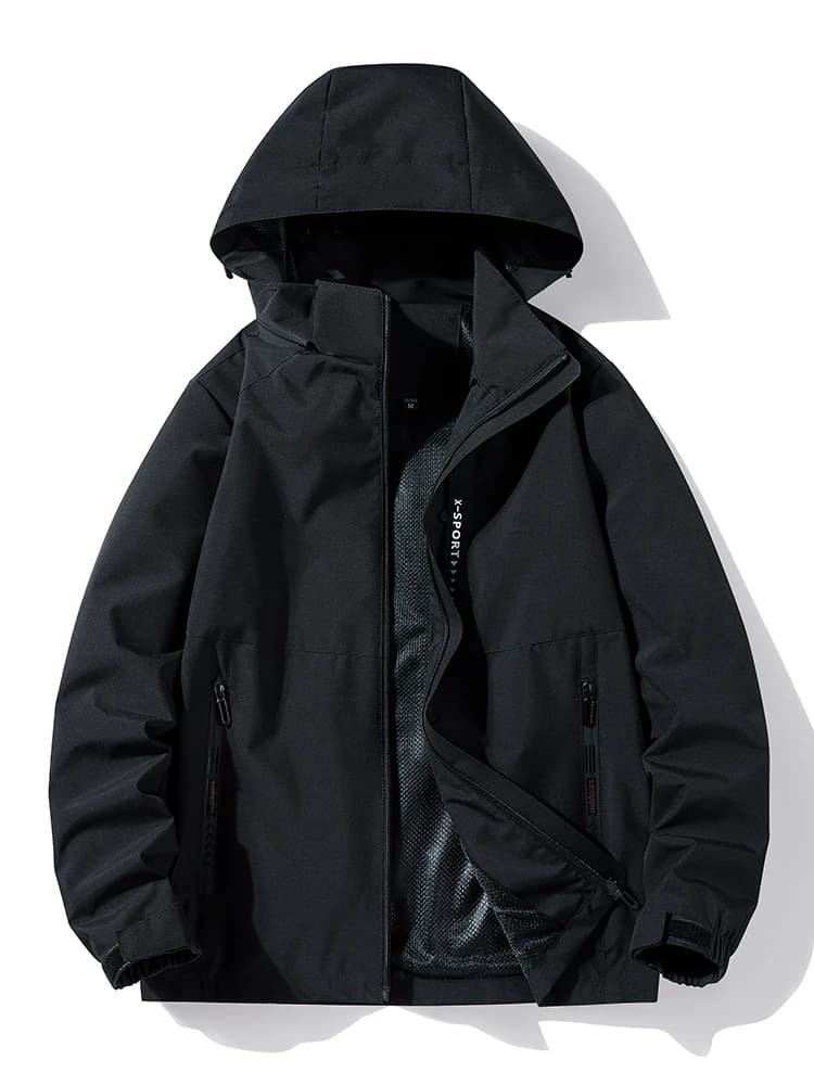 2026 New Men's Spring Casual Jackets Korean Fashion Unisex Men/Women Outdoor Windproof and Waterproof Hooded Windbreaker Coats
