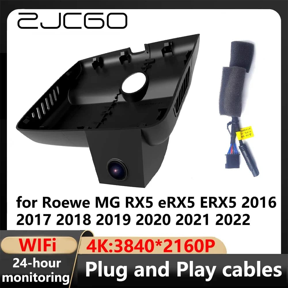 ZJCGO 4K Wifi 3840*2160 DVR Dash Cam Camera Video Recorder for Roewe MG RX5 eRX5 ERX5 2016 2017 2018 2019 2020 2021 2022