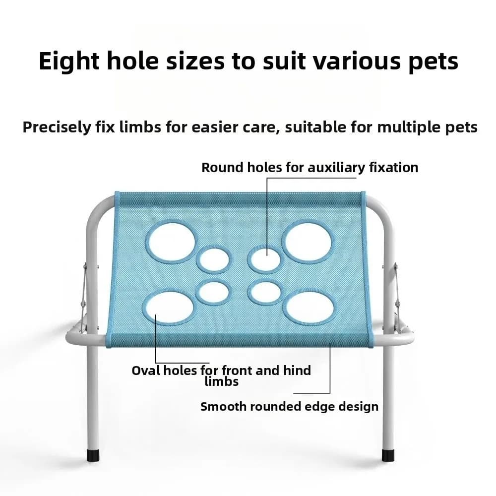 Anti-Scratch Pet Bathing Rack Anti-Bite Fast Dry Mesh Small Dog Grooming Tool Detachable Breathable Cat Washing Hammock