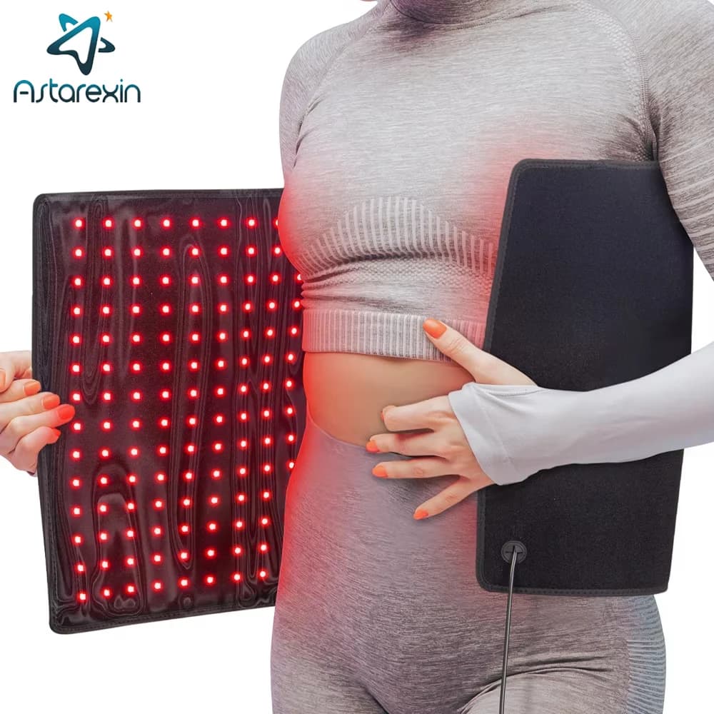 406 pcs Led Red Light Heating Tamaño Greater Pad 660nm Life Back Shoulder Muscular Pain Yoga Mat Lift Relax Light Infrared 850nm