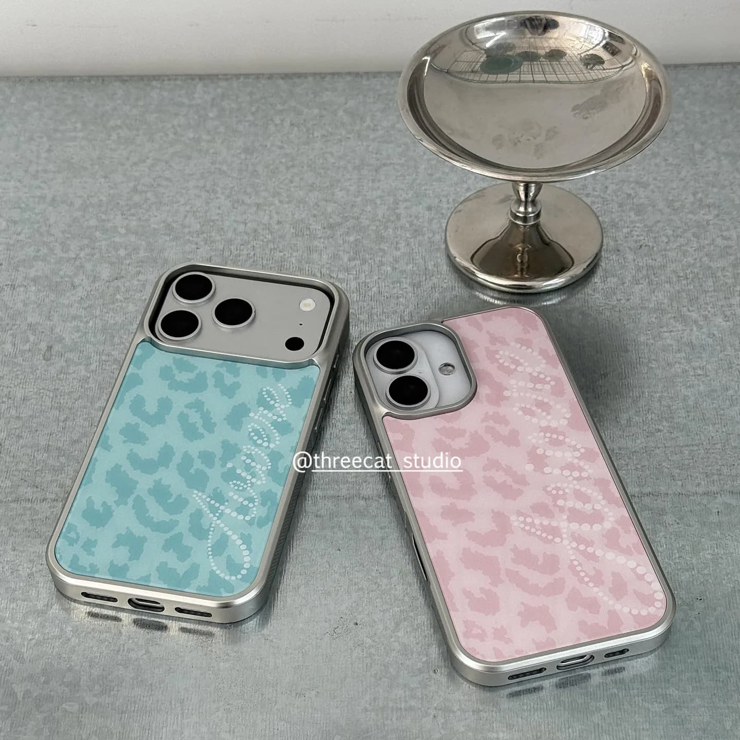 Y2k Retro Sweet Cool Leopard Print Pattern Couple Epoxy Phone Case For IPhone 18 17 Air 16 Pro 15 14 Plus 13 12 11 Pro Max Cover