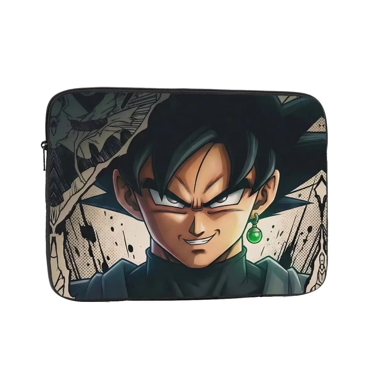 Borsa per laptop con custodia antiurto per notebook da 10, 12, 13, 15, 17 pollici, ispirata a Zamasu DBZ e Goku Black