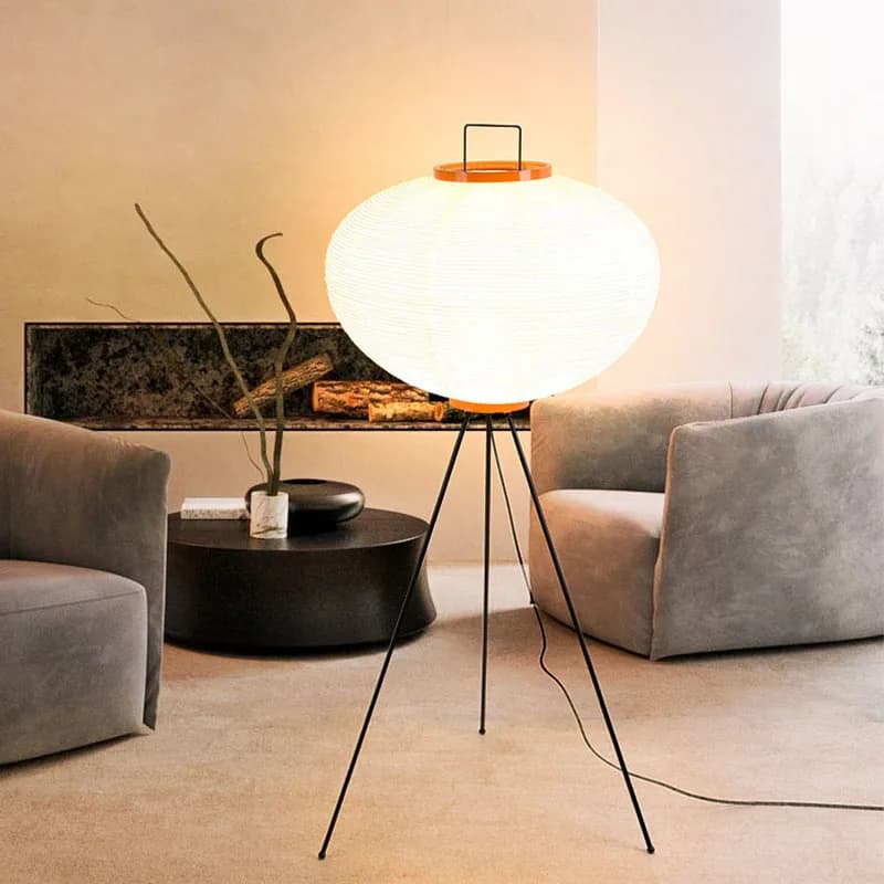 Lanterna di carta di riso giapponese Lampada da tavolo di design Noguchi Lampada da terra Camera da letto Decorazione da tavolo Lampada da comodino Lampada da scrivania