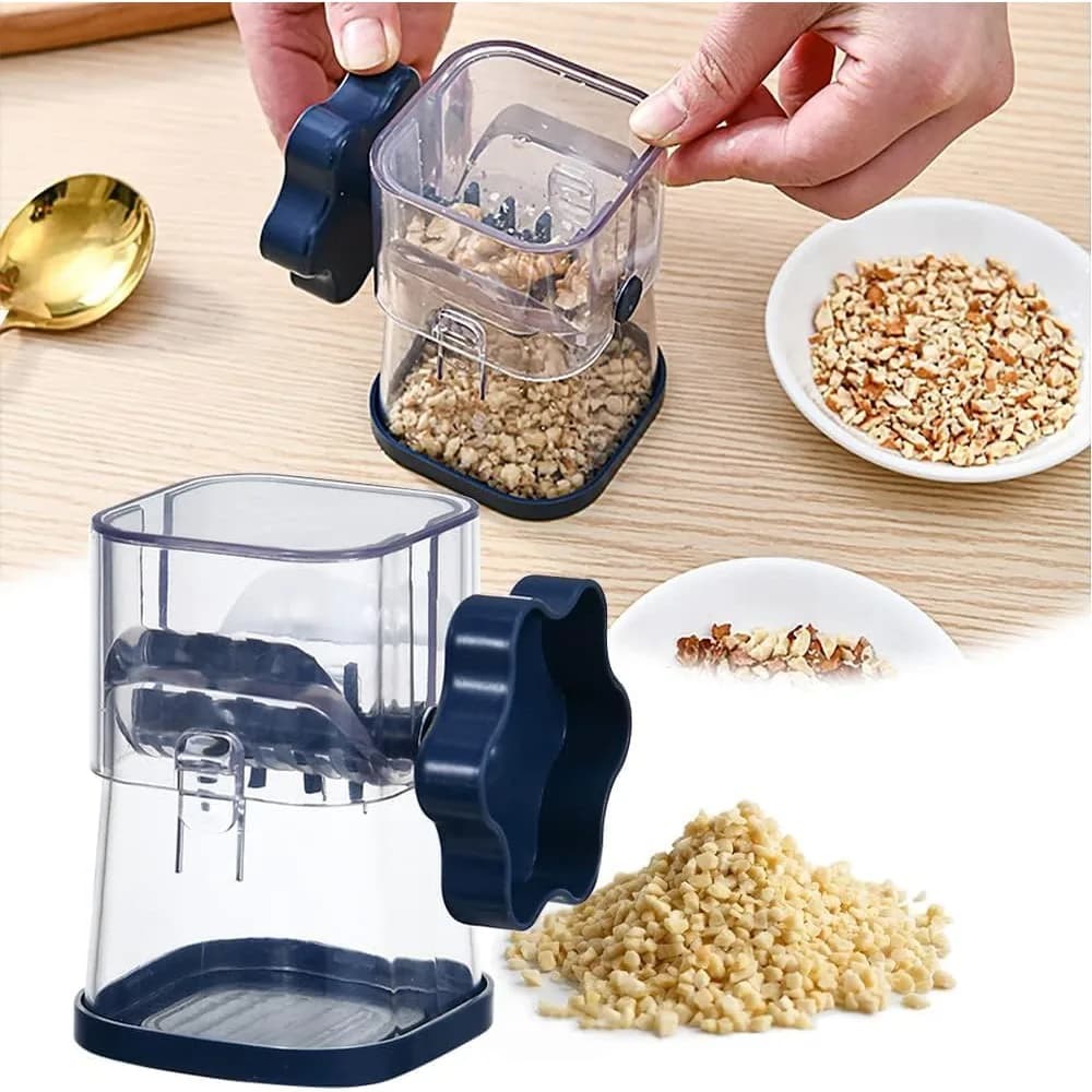 Nut Crusher Manual Peanut Masher Grinder Dried Fruit Grinding Tool for Chopped Almonds, Hazelnuts, Pecans, Walnuts