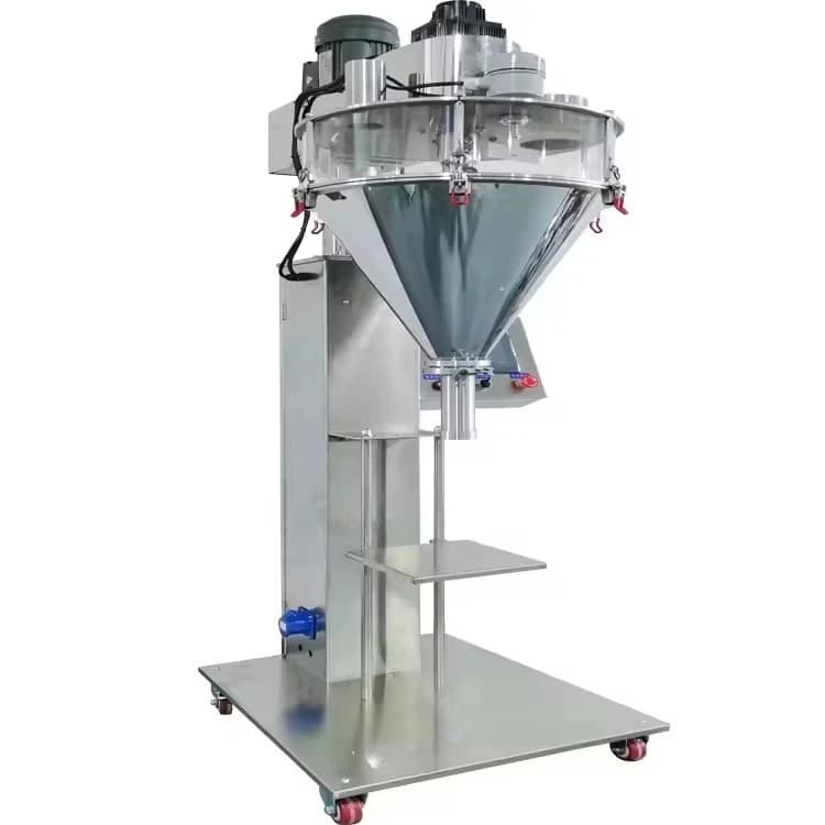 50L Screw Vertical Filling Machine for Powder, Milk Protein, Pepper and Cereals (Riso) in Plastic Packs - Model 2026