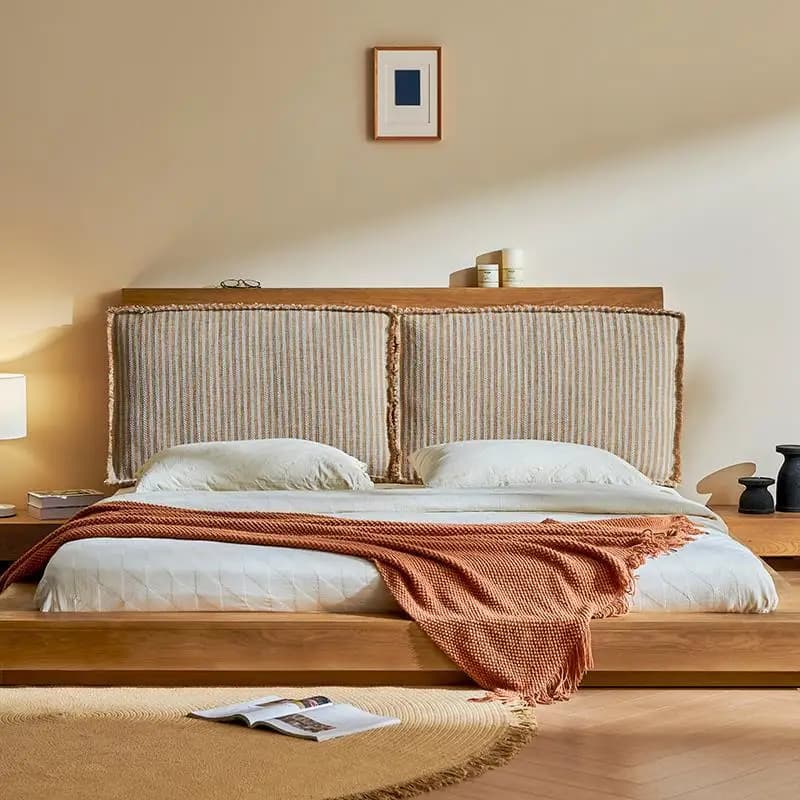 borsa morbida da comodino tatami, senza cuscino da comodino, stile giapponese rimovibile e lavabile, cuscino da letto schienale grande, cuscino per divano