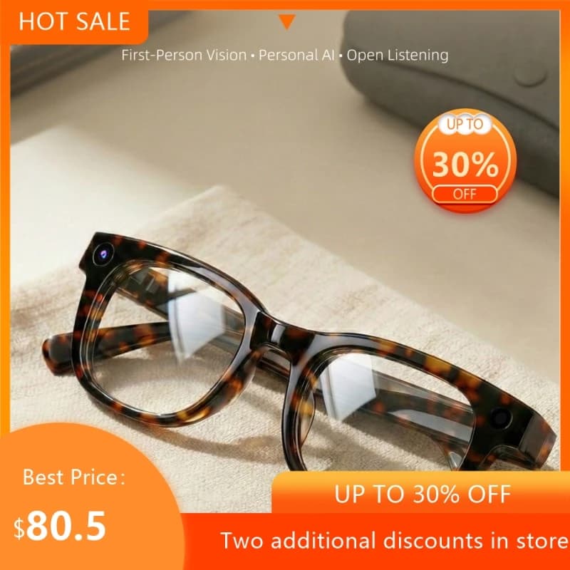 High-definition 1300W Photo And Video Recognition Glasses Live Streaming Intelligent AI Glasses Anti Shake Translation Glasses