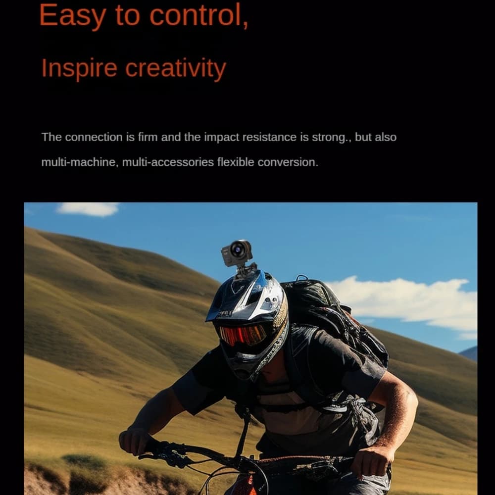 Action Camera 4K camera for bicycle Electronic Stabilizer Action cam WiFi 5k Sports camera Cameras for video recording for helmet