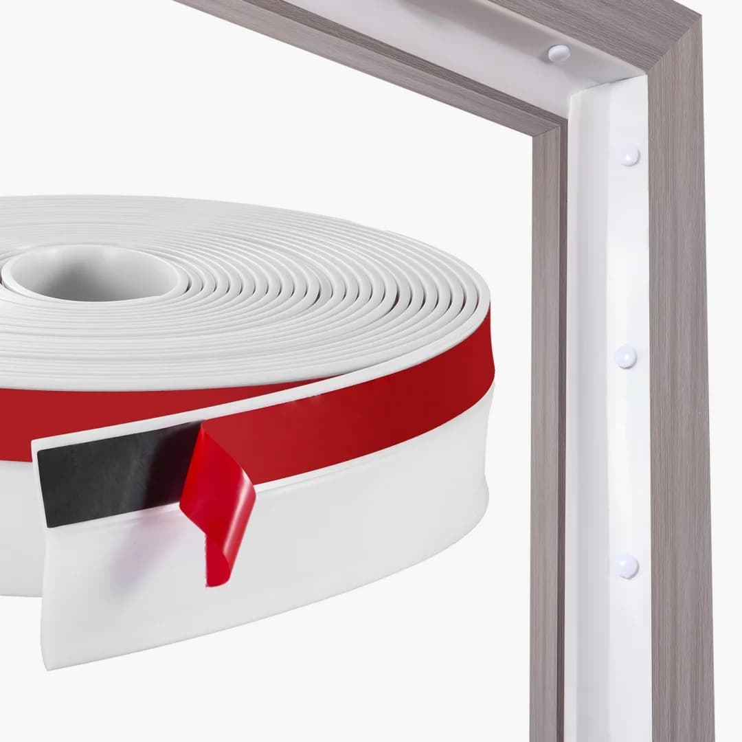 1PC Garage Door Top and Sides Seal Strip Universal Weather Stripping