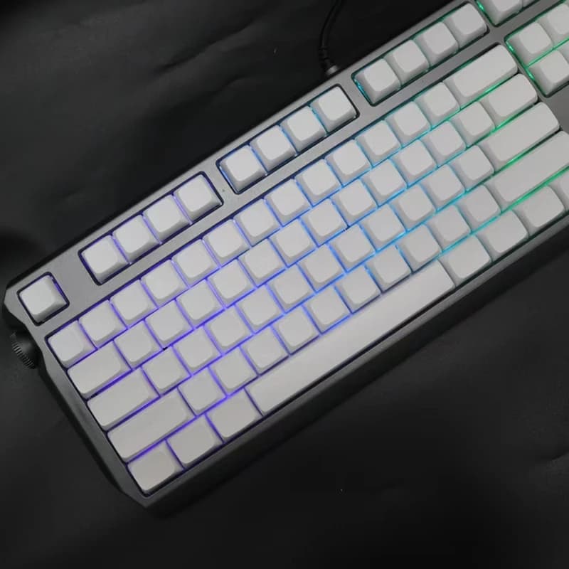 108 PBT Blank Keycaps Cherry OEM XDA Profile Gamer No Letter White Keycap for Cherry MX switch mechanical keyboard DIY white