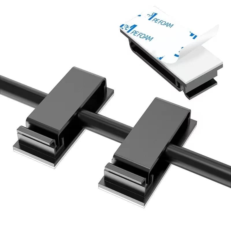 Fascetta autoadesiva fascetta fermacavo clip supporto organizzatore gestione morsetti casa dati auto cavo USB cavo avvolgitore bobina Manager