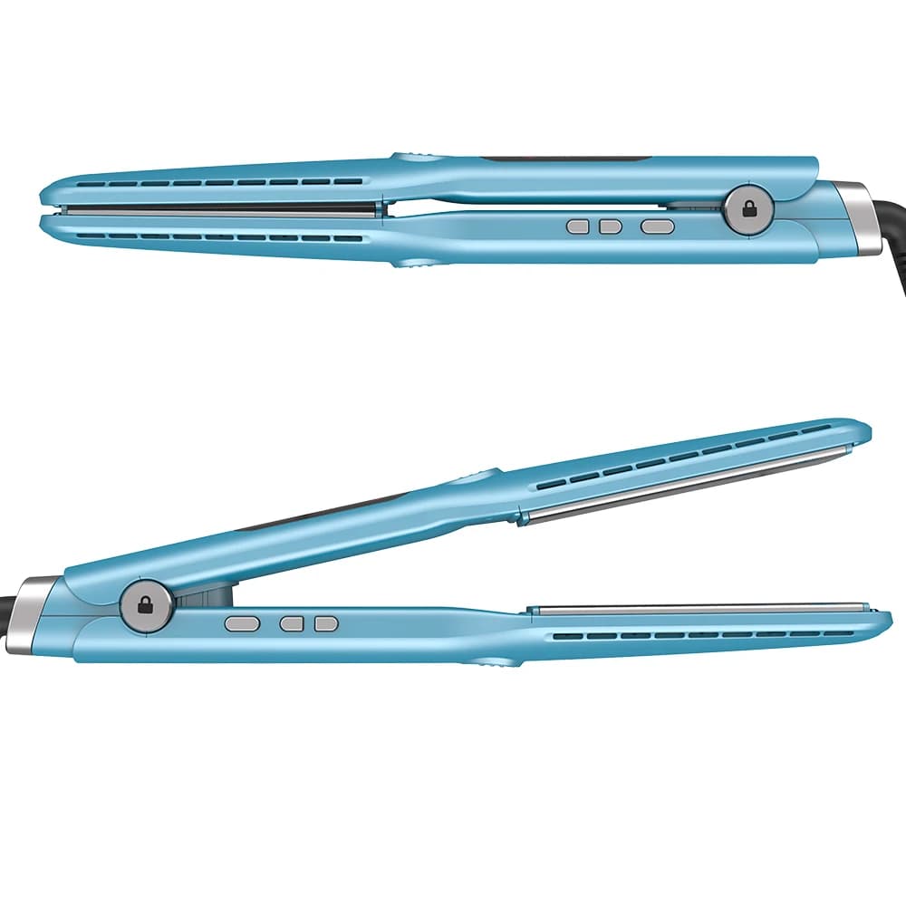 SMET Plancha De Cabello Piastra per capelli portatile con etichetta privata personalizzata in ferro piatto in titanio da 480 piedi