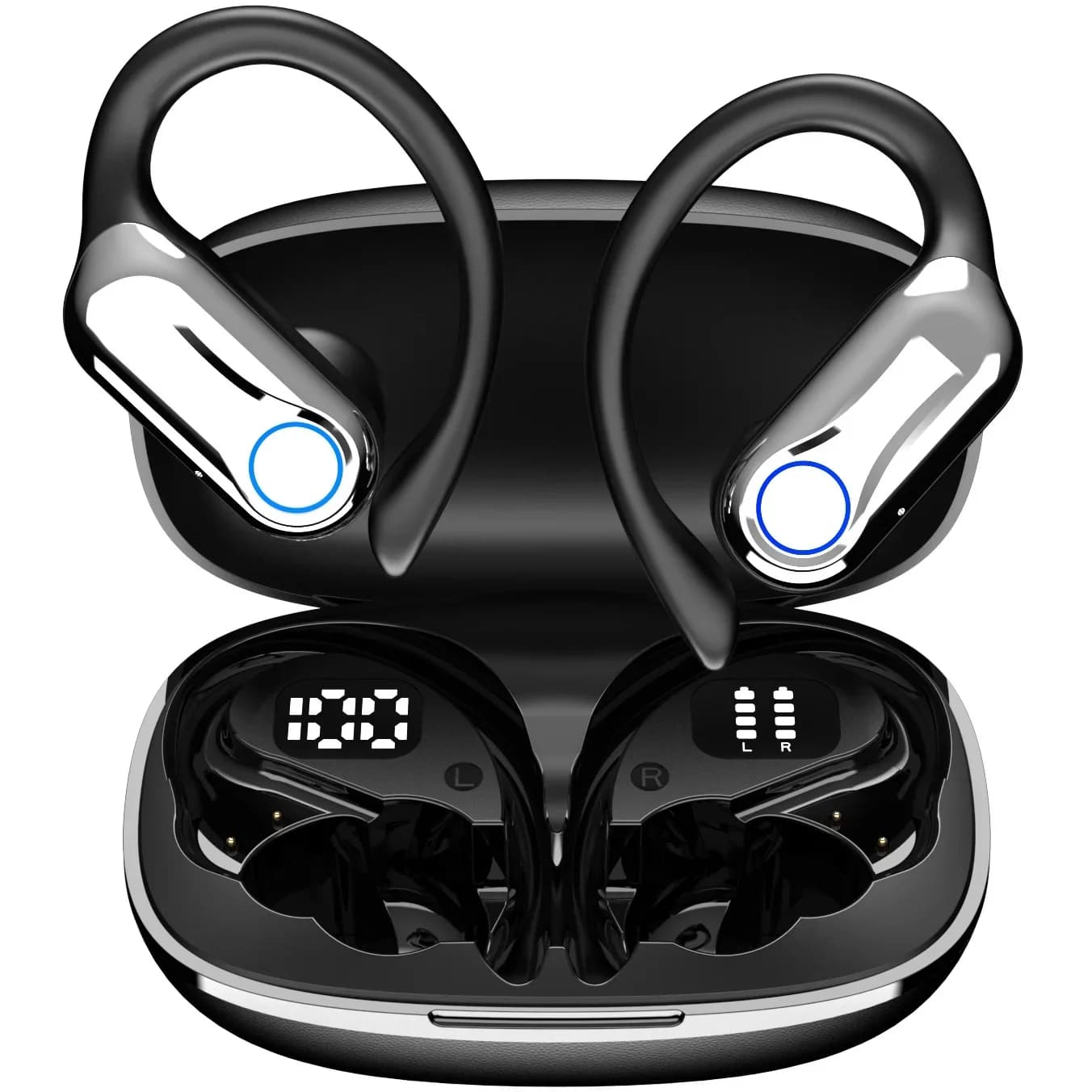 NEW True Wireless Bluetooth 5.4 headphones with noise reduction Sports audio earphones Hifi Low latency earphones with ENC microphone