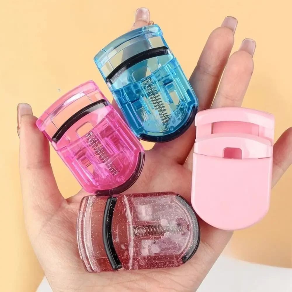 Piegaciglia Professionale in ABS Multicolore, Mini Clip per Arricciare le Ciglia, Strumento Cosmetico Ausiliario per Ciglia Finte in Silicone
