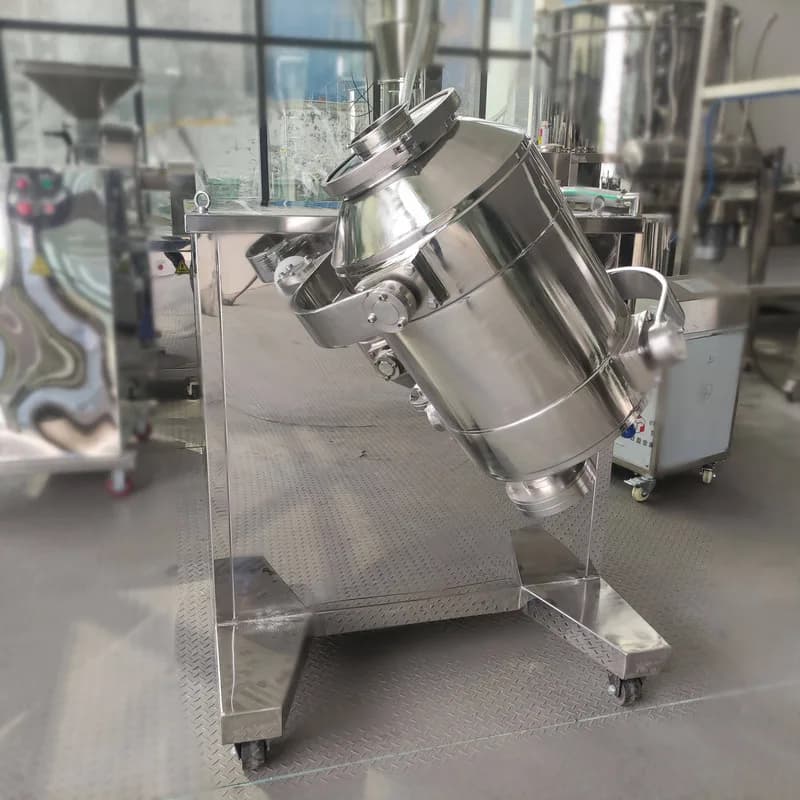 Chemical 3D Drum Mixing Machine for Industrial Foods