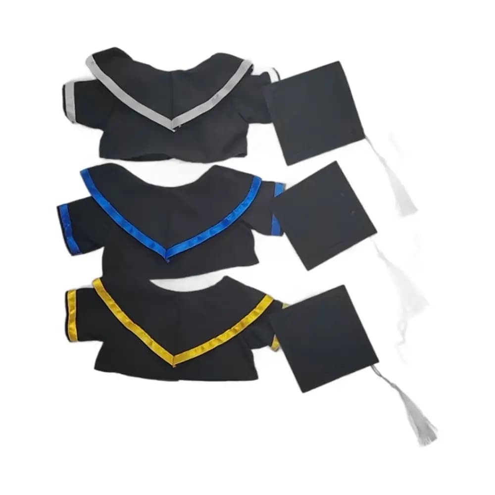 Il nuovo vestito da laurea si adatta agli accessori per vestiti con orsi di peluche da 30 cm Crea le tue bambole di peluche Regalo per feste di laurea