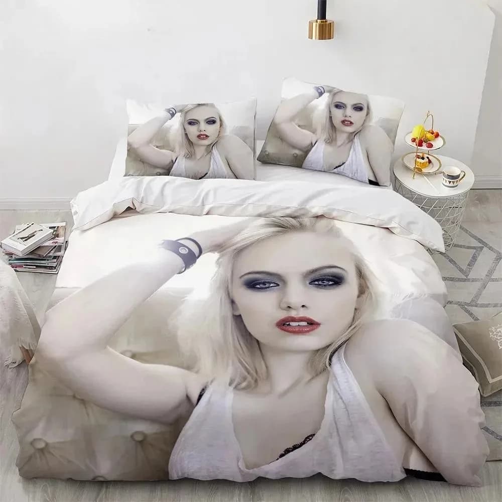 Set di biancheria da letto per moto di bellezza Set copripiumino per camera da letto sexy alla moda Set di biancheria da letto per tessili per la casa per donna Copripiumino per uomo 03