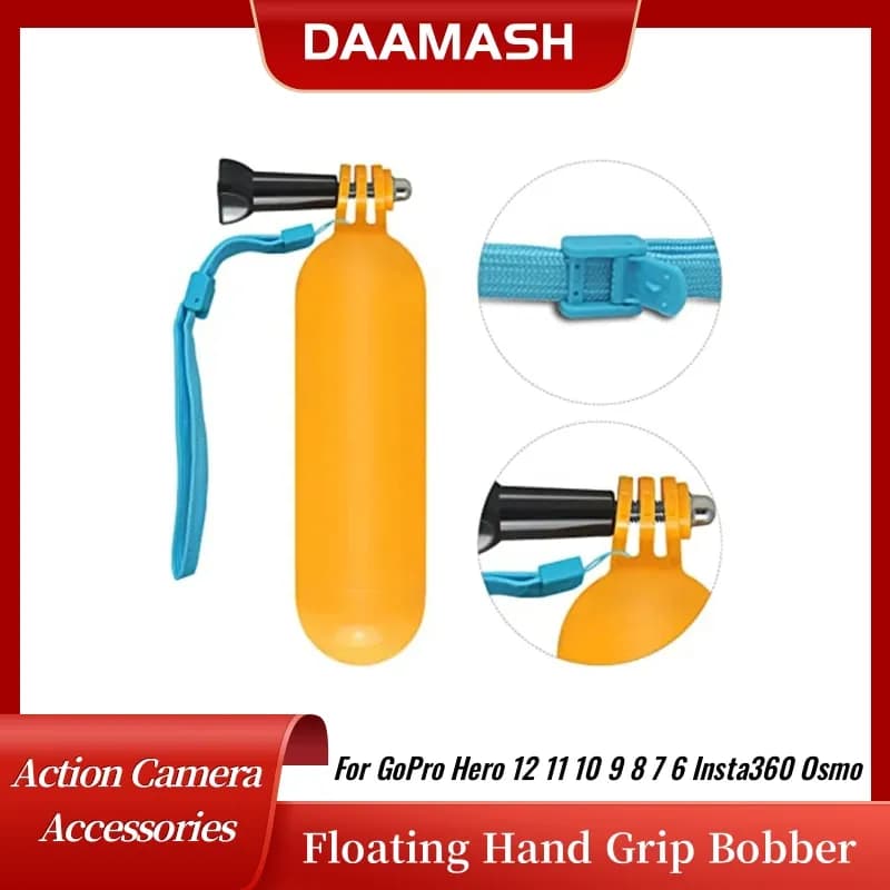 Firing grip Stick Bobber Floaty for GoPro Hero 12 11 10 9 8 7 6 Insta360 X2 X3 Osmo Action Camera Accessories