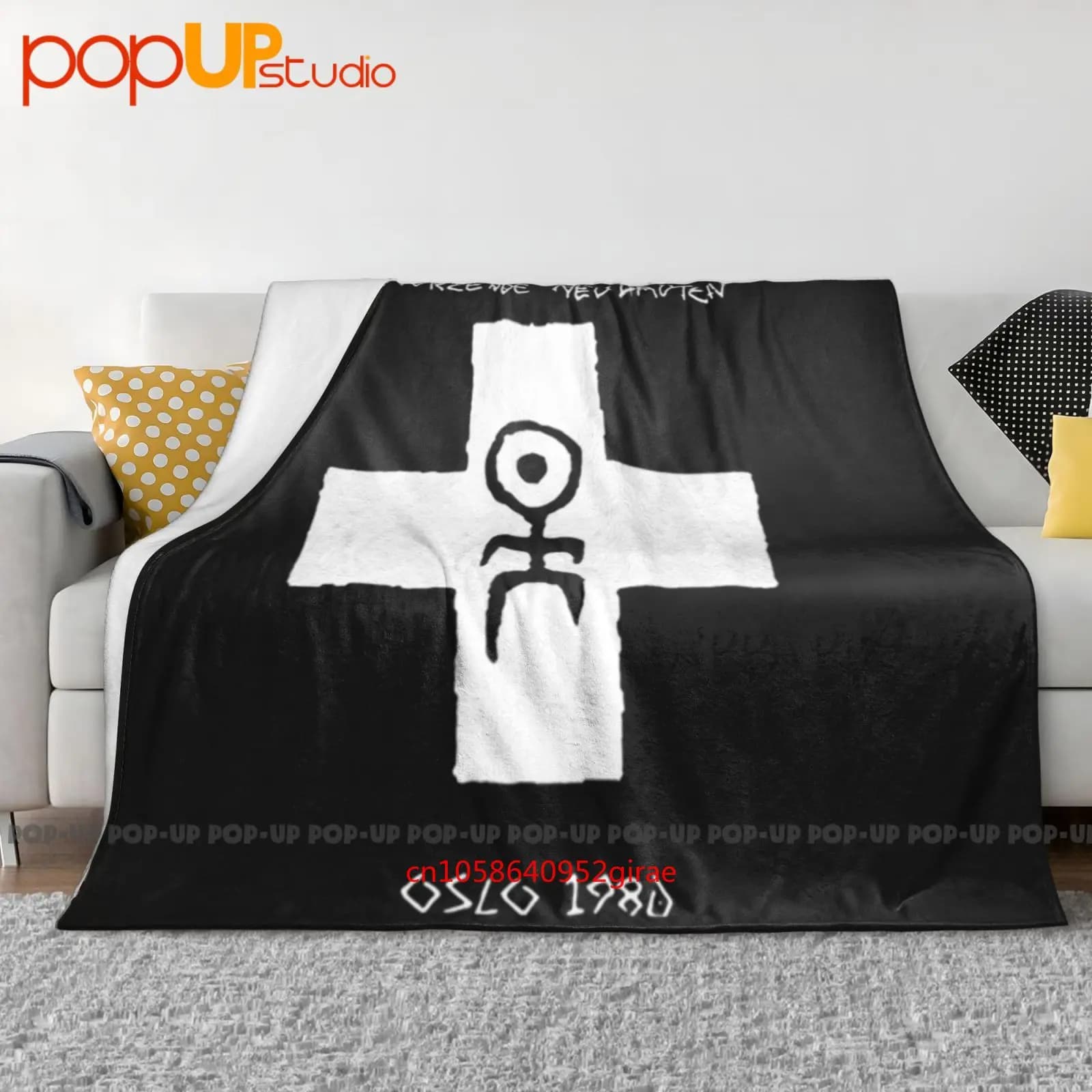 Einsturzende Neubauten Oslo 1980 Coperta ultra morbida trapunta invernale Copridivano Copridivano