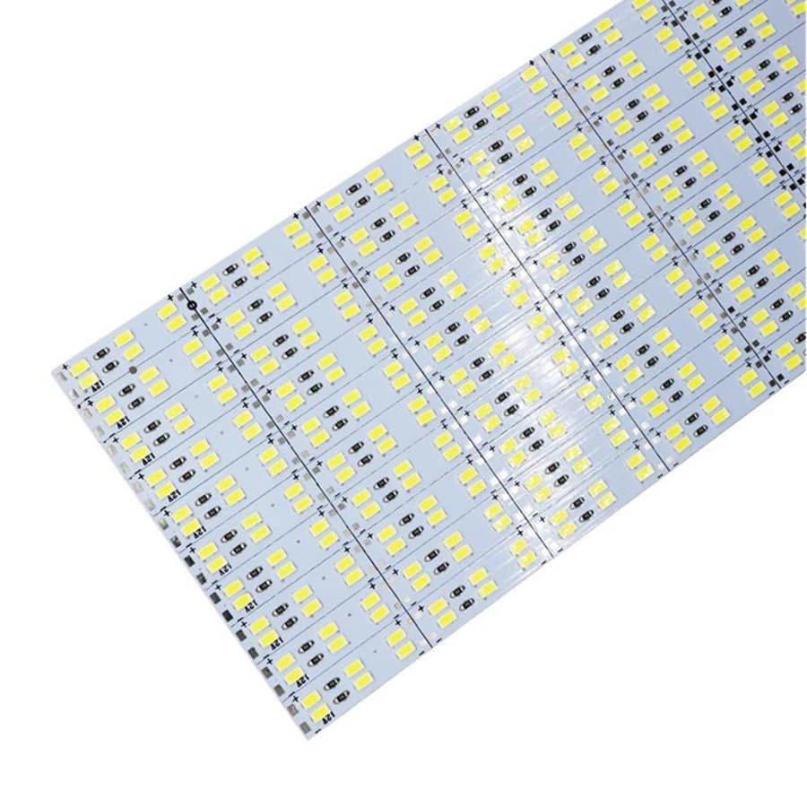 100Pcs 100Cm LED Bar Light DC 12V 24V MAX35W 168leds 5730 Double Chip 144Leds 4000K 7000k Hard Strip For indoor Show Cabinet