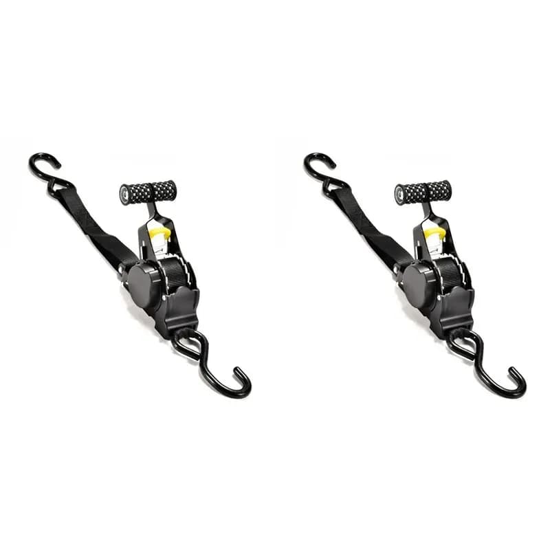 Cinghie automatiche ABBO-2X per il fissaggio del carico, cinghie retrattili per il bagaglio, cinghie a cricchetto per tensionamento del carico