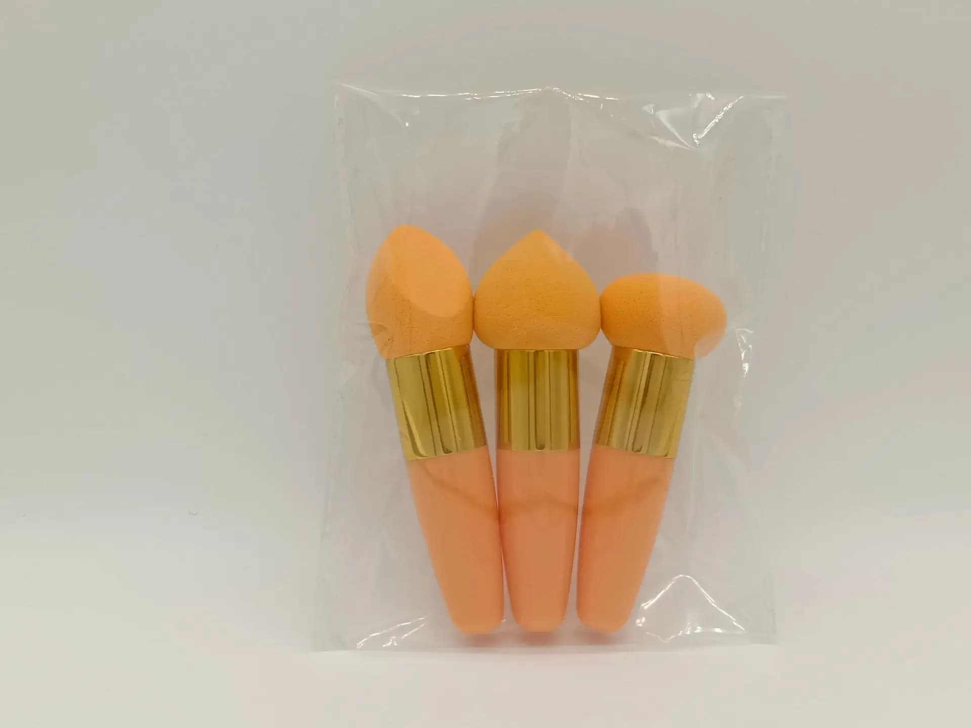 3PC Women Mushroom Head Foundation Powder Sponge Beauty Cosmetic Puff Face Makeup Brushes with Handle