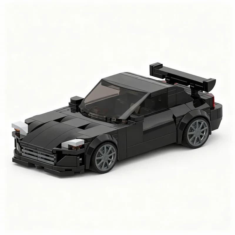 298 Pezzi MOC Fast & Furious Johnny Tran S JpCars S2000 City Champions, Blocchi da Costruzione, Regali di Natale, Giocattoli da Costruzione