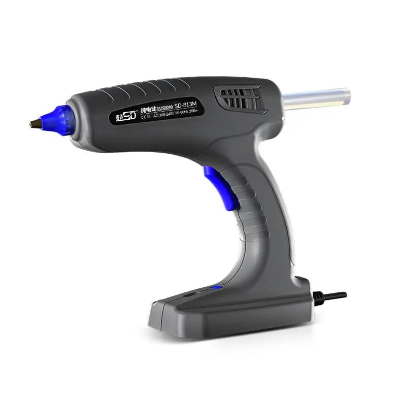 Pistola per colla a caldo da 200W pistole a nastro adesivo Hot Melt strumento di riparazione termoelettrico per temperatura termica utilizzare bastoncini di colla da 11mm