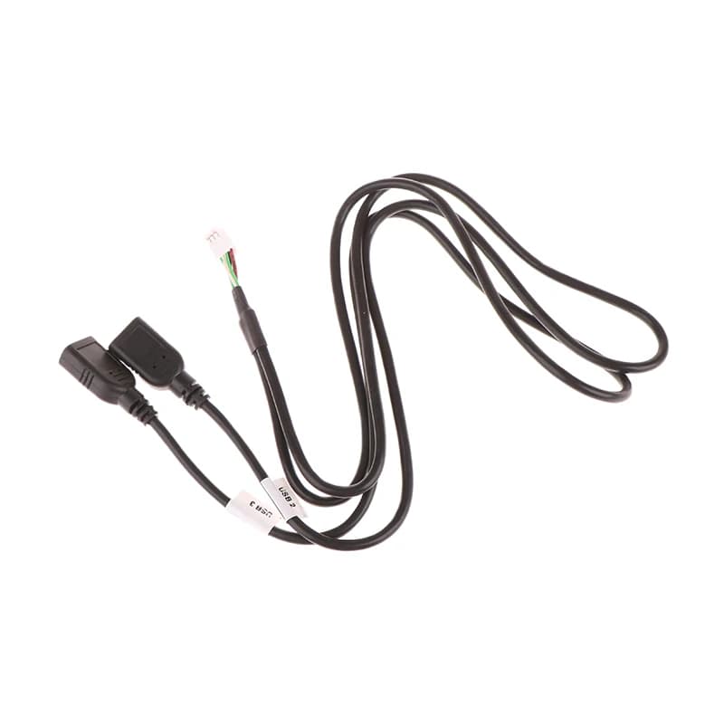 Adattatore per cavo di interfaccia USB doppio a 6 Pin per connettore della spina del cablaggio del lettore multimediale di navigazione Radio Android