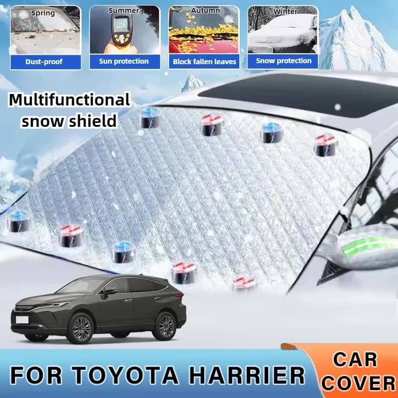 Addensato Auto Ora Parasole Parabrezza Copertura Con 5/9 Magneti Protezione UV Anti Snowboard Luce Solare Per TOYOTA HARRIER