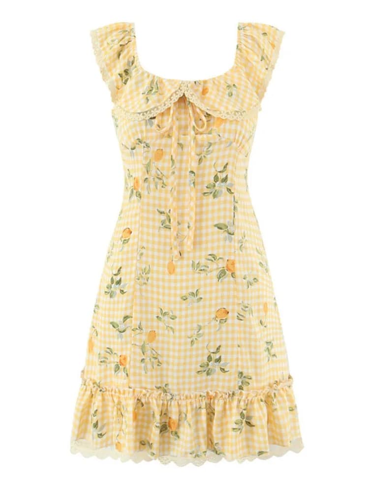 Abiti Donna 2026 Senza Maniche Sexy con Lacci Vestito da Festa Schiena Scoperta Stampa Floreale Vestito Aderente Elegante di Tendenza