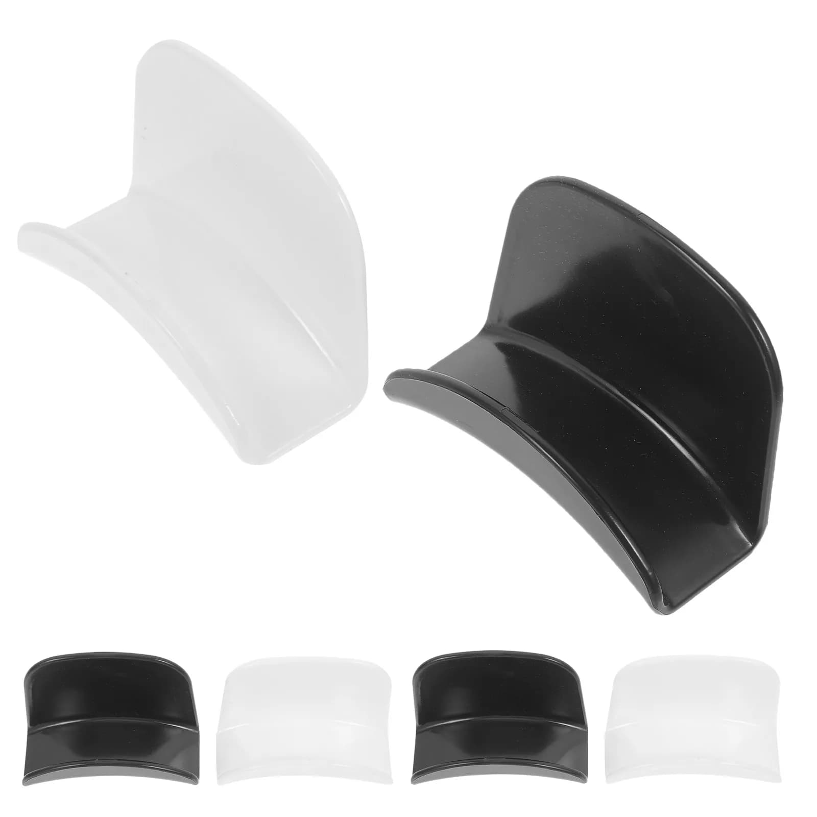 6Pcs Earphone Wall Mount Headphone Hanger Adhesive Headset Holder Gaming Headphone Storage Rack Desktop Organizer