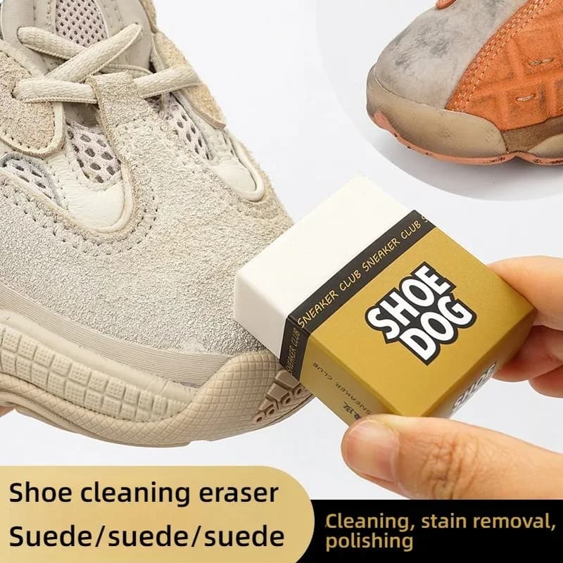 Set of erasing rubbers and brushes for premium suede sneakers for sneakers and white shoes Portable cleaning tools without damage to soft material