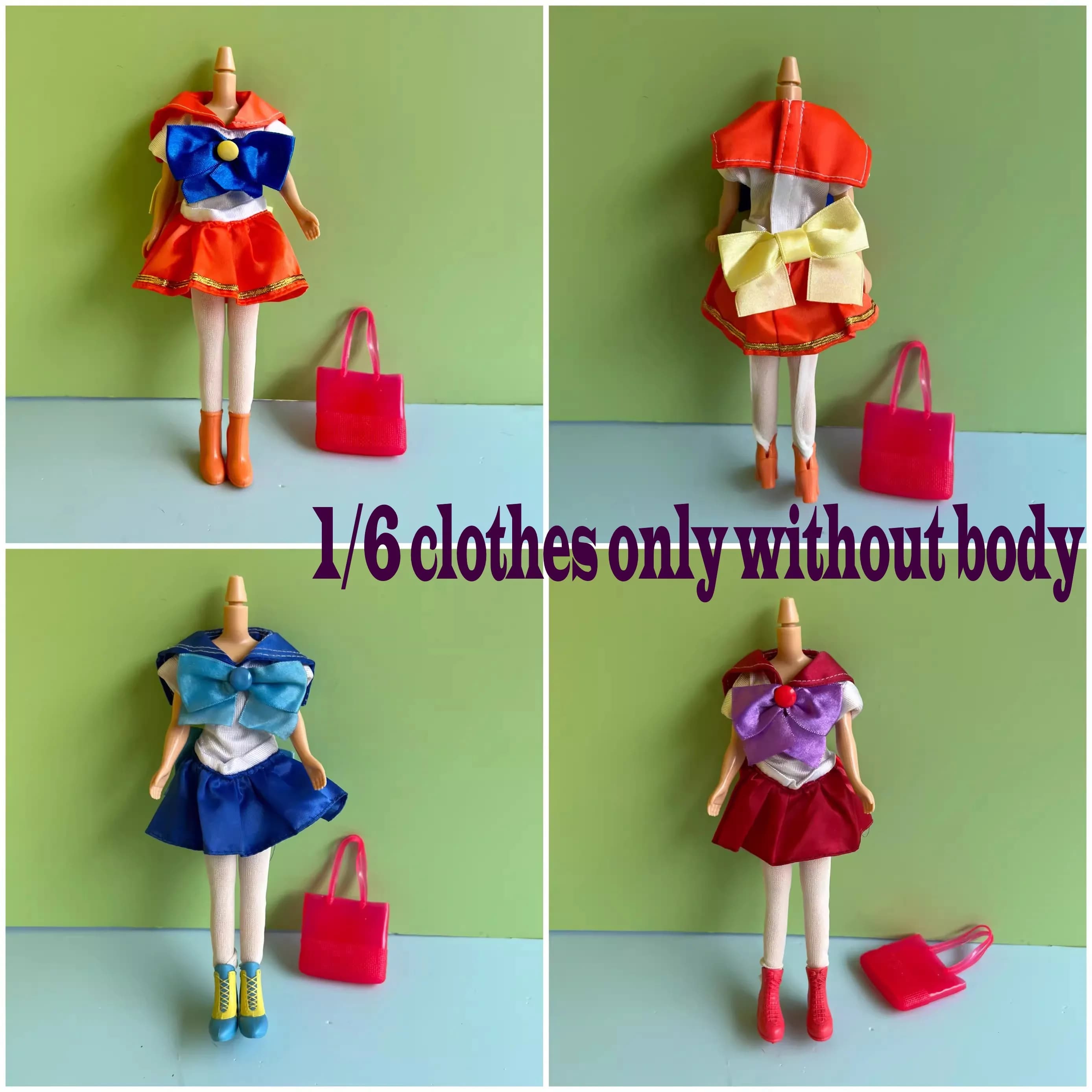 1/6 original licca clothes pants skirt 1pc DIY Nude Doll without body Doll House Children Gifts dimeibao leqimowan
