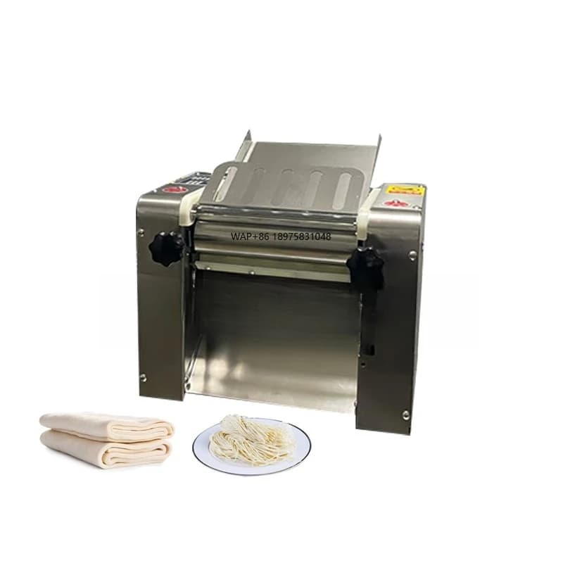 Professional Industrial Electric Spaghetti Bread Pasta Pizza Noodle Dough Sheeter Roller Making Kneading Press Machine for Home