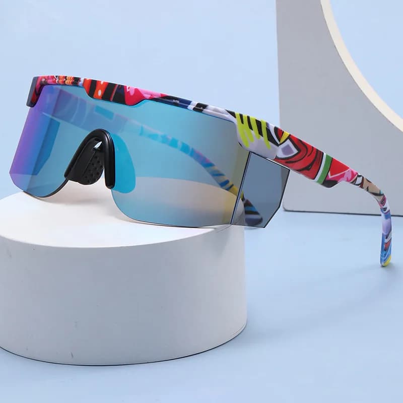 New Men's Fashion Sports Sunglasses Women's Outdoor Bicycle Riding Sunglasses Trendy Protective Glasses XSY9957