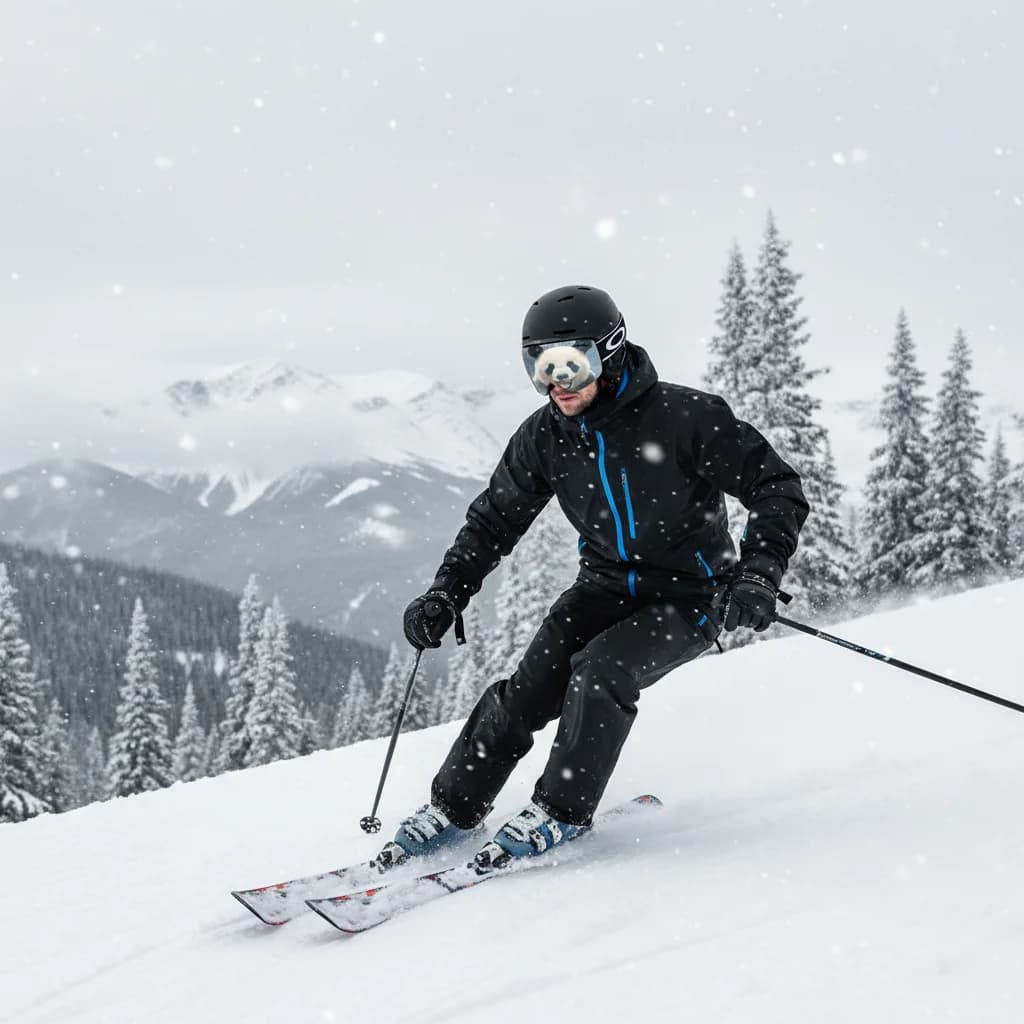 NUOVO Copri Maschera da Sci in Microfibra Antipolvere 3D, Protezione Antigraffio, Copertura Antipolvere per Attrezzatura da Snowboard