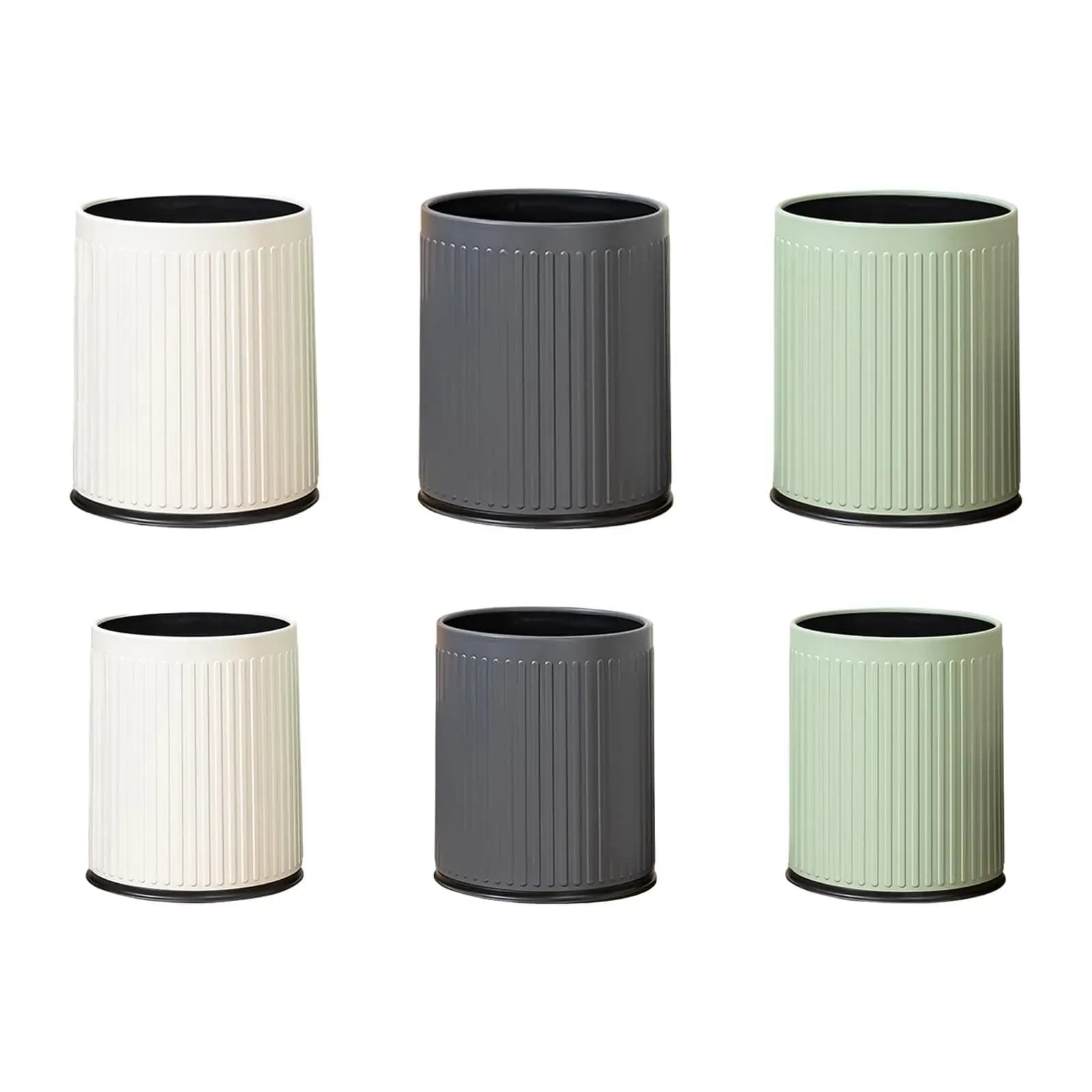 Elegante pattumiera per la casa, pattumiera da cucina senza coperchio, semplice porta spazzatura per camera d'albergo, cestino per rifiuti per bagno, ristorante