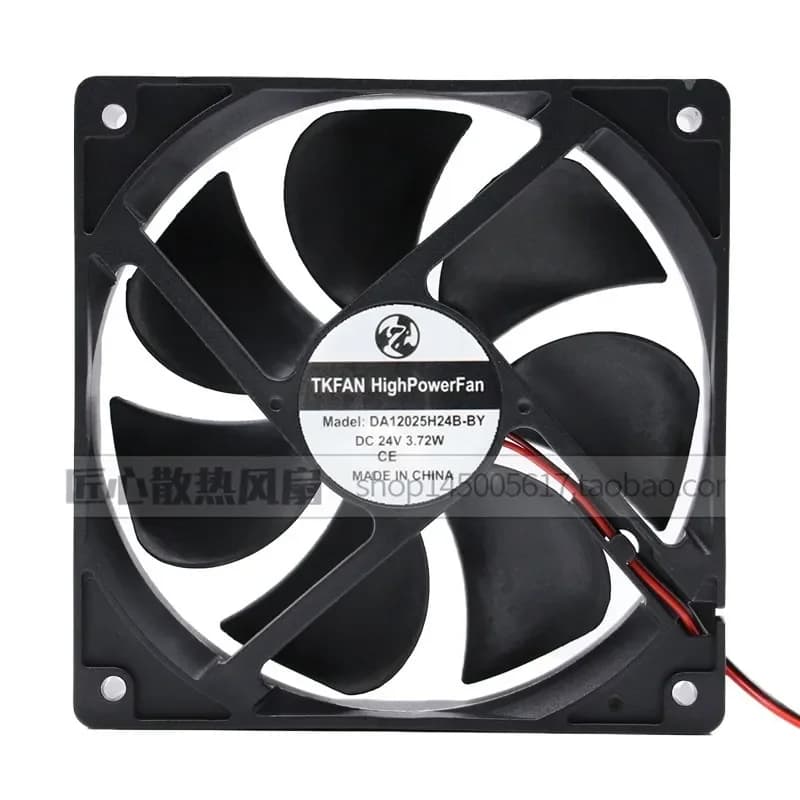 Original Genuine TKFAN DA12025H24B-BY 24V 3.72W 3-Wire Cooling Fan for Electronics Enclosures and Industrial Equipment