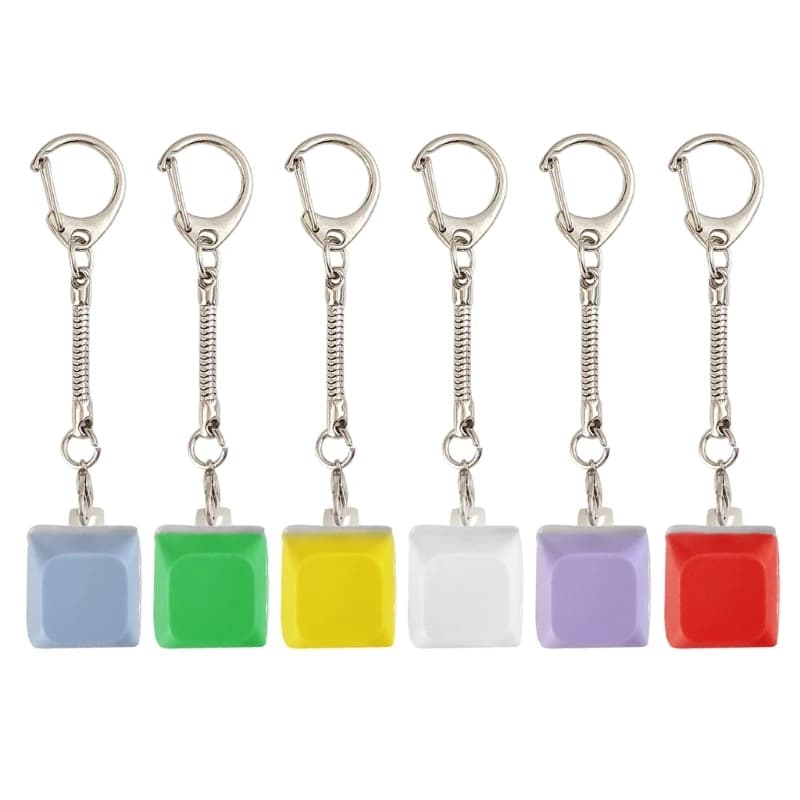 G6DD 1PC Mechanical Keyboards Clicks Toy With Colorful LED Lights Switches Tester