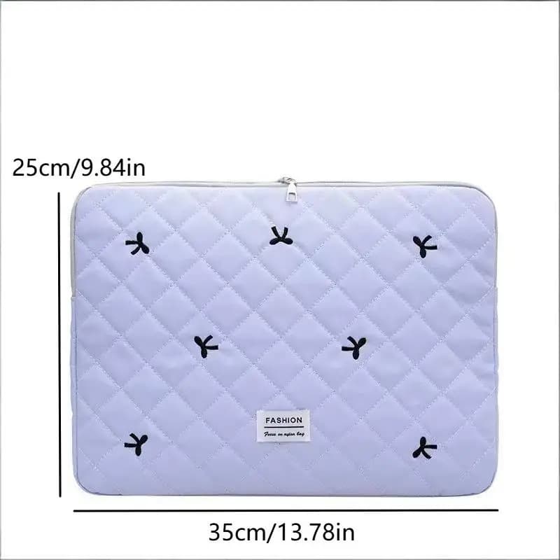 Borsa porta tablet, Borsa porta laptop, Borsa morbida, Custodia protettiva per laptop con fiocco, Custodia interna antiurto