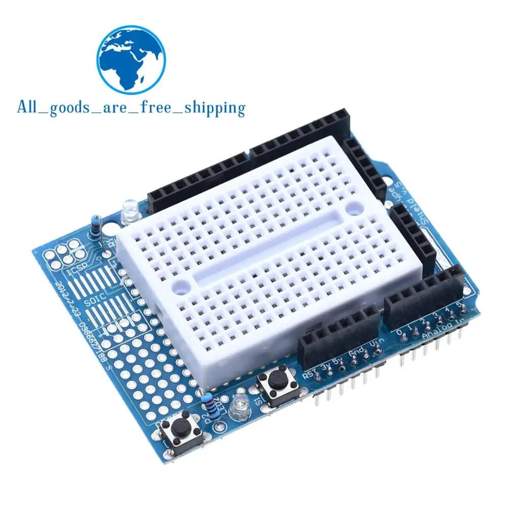 TZT 1/3 pz. Scheda di espansione prototipo UNO ProtoShield con mini breadboard SYB-170 per ARDUINO UNO ProtoShield