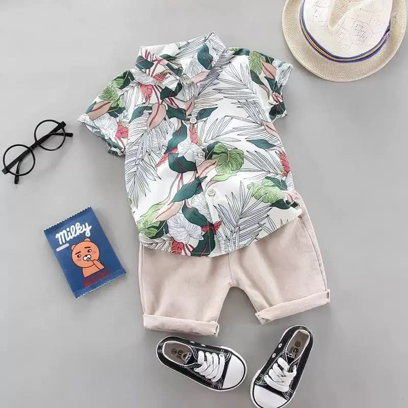 Nuova moda estiva vestiti per bambini vestito per bambini camicia pantaloncini 2 pezzi/set bambini ragazzi abbigliamento infantile costume casual tute per bambini