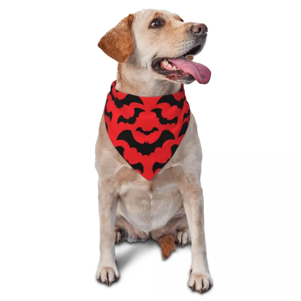 Gothic Witch Bats Pattern Pet Scarf Ghost Halloween Polyester Cats Puppies Bandanas Creative Triangle Bibs Pet Accessories