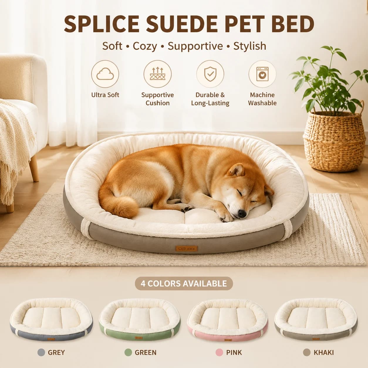 Dog Supplies Pet Bed Pad Mats Sofa Accessories for Large Medium Small Pets Baskets Cushions Kennel Products Cats Blanket