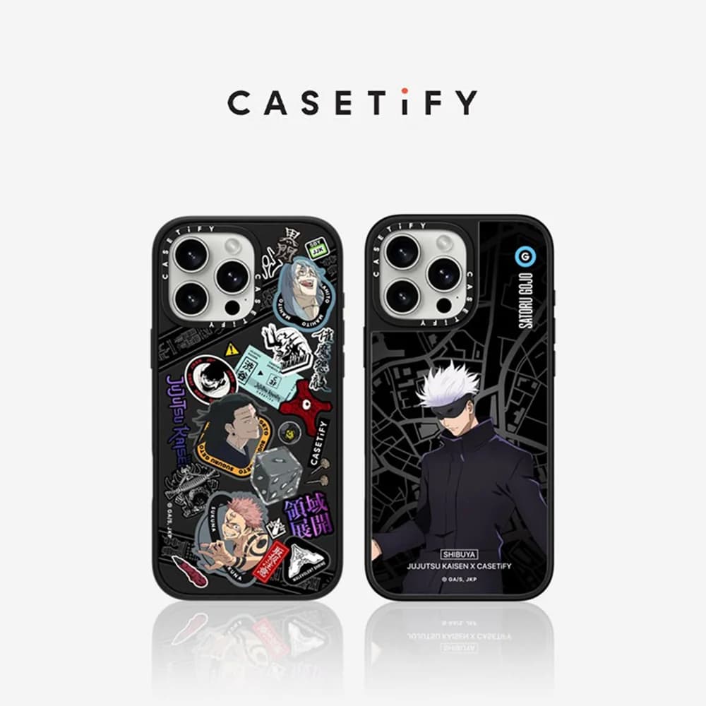 CASETiFY Jujutsu Kaisen Series Magnetic Drop-proof Case for iPhone 13 14 15 16 17 Pro Max Air Plus Protect Cover