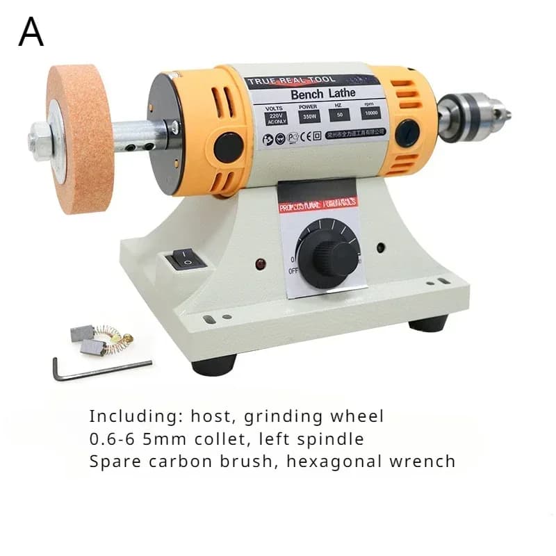 Piccolo smerigliatrice da tavolo multifunzionale, giada, miele, cera, lavorazione del legno, taglio, intaglio, lucidatrice, smerigliatrice elettrica